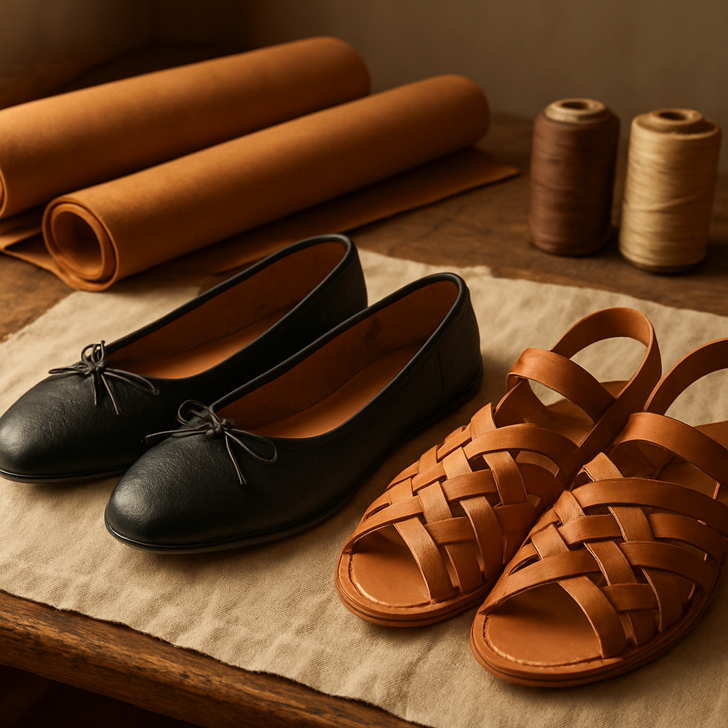 Handcrafted shoes detail